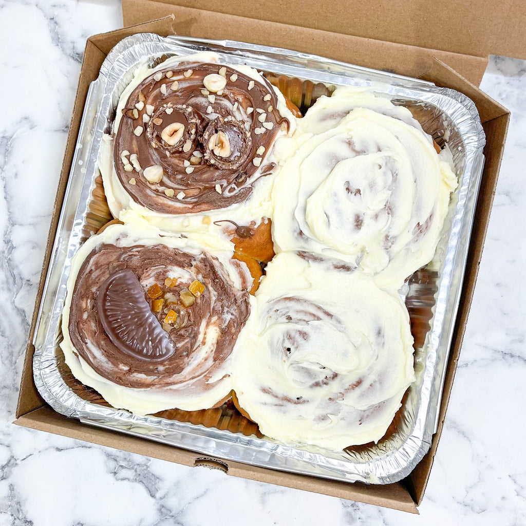 Giant Postal Cinnamon Buns UK delivery GG Desserts