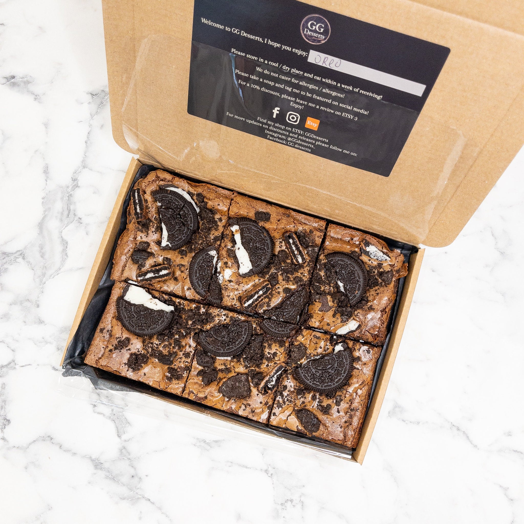 Crunchy Oreo Brownie Box SALE